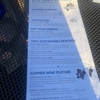 Duke's Seafood Greenlake - Specials Menu - American Near Me - Seattle, Washington Duke's Seafood Greenlake - Specials Menu - American Near Me - Seattle, Washington