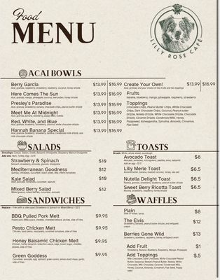 Menu photo 3 Lilly Rose Cafe Melbourne, FL Menu photo 3 Lilly Rose Cafe Melbourne, FL