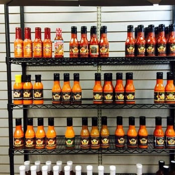 Pepper Palace - a shelf full of hot sauces - Herbs & Spices Near Me - Chattanooga, Tennessee Pepper Palace - a shelf full of hot sauces - Herbs & Spices Near Me - Chattanooga, Tennessee