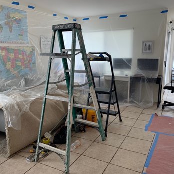 Cutting Edge Restoration - Cutting Edge kept all my posessions covered to protect them from dust and paint - Damage Restoration Near Me - Murrieta, California