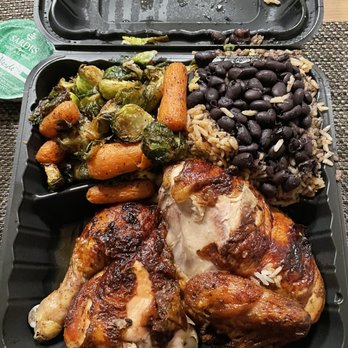 Sardi's Pollo A La Brasa - Half Chicken with two sides! - Peruvian Near Me - Langley Park, Maryland