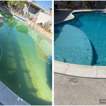 A To Z Pool Plastering - Before vs after - Pool & Hot Tub Service Near Me