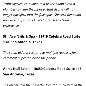 5th Ave Nails & Spa - Found on Google - Day Spas Near Me - San Antonio, Texas