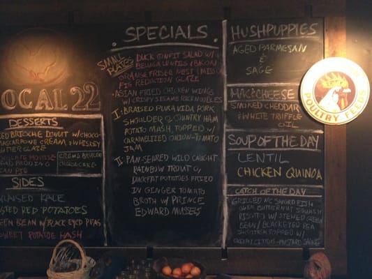 Menu photo 8 Local 22 Kitchen & Bar Durham, NC