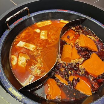 Lao Ma Tou Hot Pot - Spicy and tomato soup base - Hot Pot Near Me - Irvine, California Lao Ma Tou Hot Pot - Spicy and tomato soup base - Hot Pot Near Me - Irvine, California