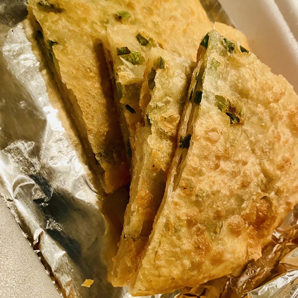 Dumpling Village - Green onion pancake, delicious - Chinese Near Me - Rancho Cucamonga, California Dumpling Village - Green onion pancake, delicious - Chinese Near Me - Rancho Cucamonga, California