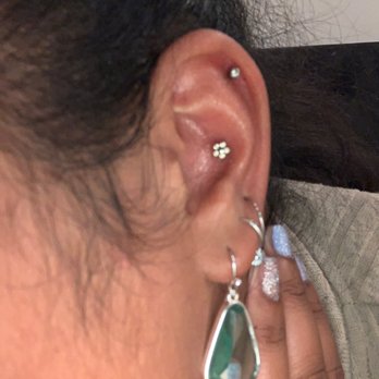 Outer Limits Tattoo & Body Piercing - 2 week old conch piercing - Tattoo Near Me - Costa Mesa, California