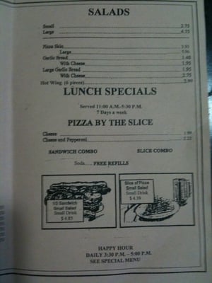 Menu photo 7 Pizzamania Long Beach, CA