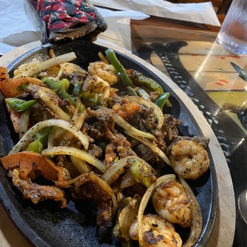 Guadalajara Restaurant - The shrimp were good, but this is the fajita plate? Where's the steak and why does it look like a half portion? - Mexican Near Me - Lake Park, Florida Guadalajara Restaurant - The shrimp were good, but this is the fajita plate? Where's the steak and why does it look like a half portion? - Mexican Near Me - Lake Park, Florida