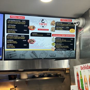 Tacoz - Menú - Mexican Near Me - Lynwood, California Tacoz - Menú - Mexican Near Me - Lynwood, California