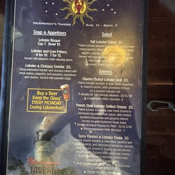 Hemingway's Tavern - New American Near Me - Melbourne, Florida