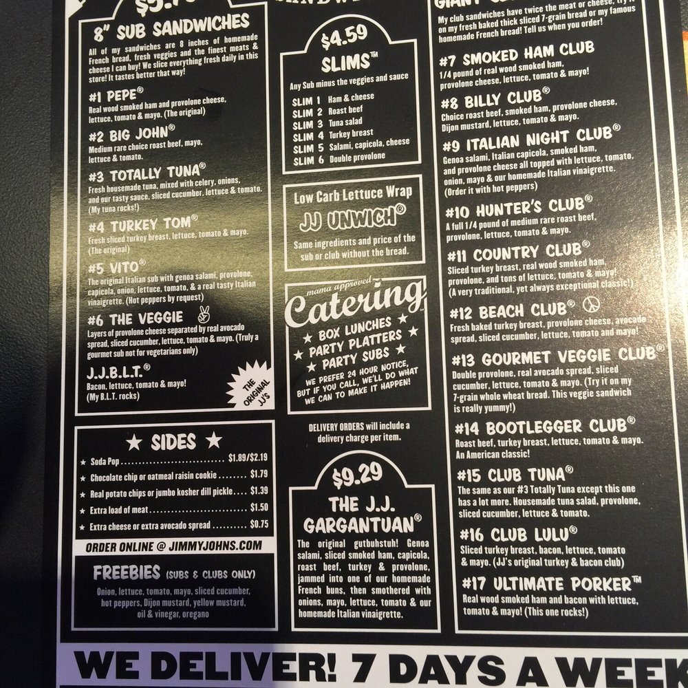 Jimmy John's - Delis Near Me - Concord, California