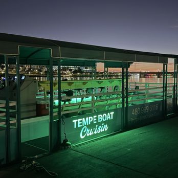Tempe Boat Cruisin - Lit up at night - Boat Tours Near Me - Tempe, Arizona Tempe Boat Cruisin - Lit up at night - Boat Tours Near Me - Tempe, Arizona