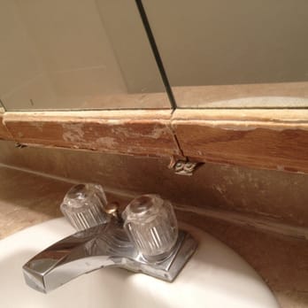 Rincon Ventures - Rotten mirror cabinet with soap residue and toothpaste remaining from previous tenants at move in - Property Management Near Me - Tucson, Arizona Rincon Ventures - Rotten mirror cabinet with soap residue and toothpaste remaining from previous tenants at move in - Property Management Near Me - Tucson, Arizona