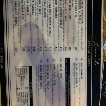 Kin'd - Special dishes menu - Thai Near Me - Fresh Meadows, New York