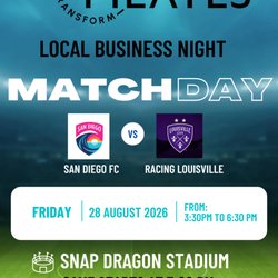 VIP Pilates - Join us for Fan Fest Event on Friday, August 28th from 3:30pm to 6:30pm at Snap Dragon Stadium and stay for the game.