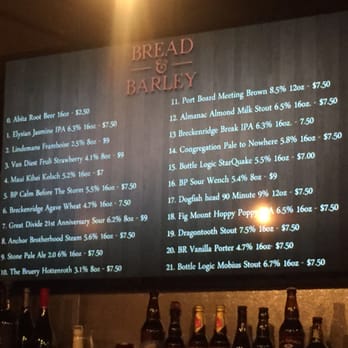 Bread & Barley - Selection of beer and ciders - Gastropubs Near Me - Covina, California