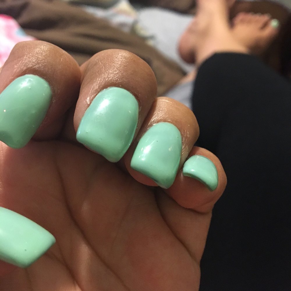 You can see how much bumps the nails have.