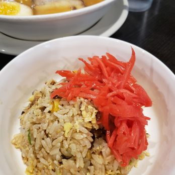 Gomen - Chahan, or fried rice, with beni shoga. - Ramen Near Me - Stanton, California