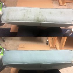 Balfurd Cleaners - Patio Cushion Cleaning before/after