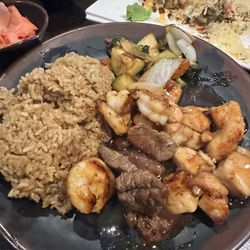 Yamato Japenese Steak House - Chicken and shrimp w/ beef added