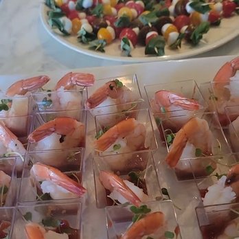 Salt & Fire - Caprese Skewers & Shrimp Cocktail - Personal Chefs Near Me Salt & Fire - Caprese Skewers & Shrimp Cocktail - Personal Chefs Near Me