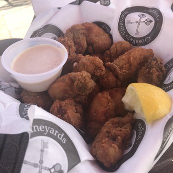 CrossKeys Vineyards - Fried oysters - Wineries Near Me - Mount Crawford, Virginia CrossKeys Vineyards - Fried oysters - Wineries Near Me - Mount Crawford, Virginia