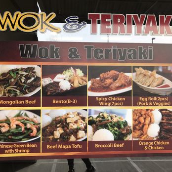 Wok & Teriyaki - Menu on window - Chinese Near Me - Puyallup, Washington Wok & Teriyaki - Menu on window - Chinese Near Me - Puyallup, Washington
