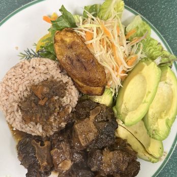 Leng Earth Food - rice&pea oxtail - Caribbean Near Me - Queens, New York Leng Earth Food - rice&pea oxtail - Caribbean Near Me - Queens, New York