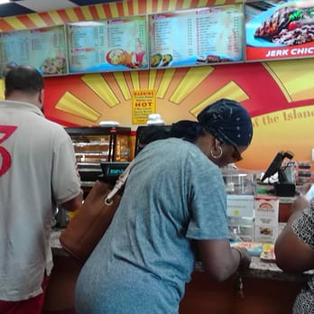 Golden Krust Caribbean Restaurant - Just some of the people standing in line - Caribbean Near Me - Hollywood, Florida