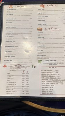 Menu photo 3 Cafe Los Feliz Los Angeles, CA