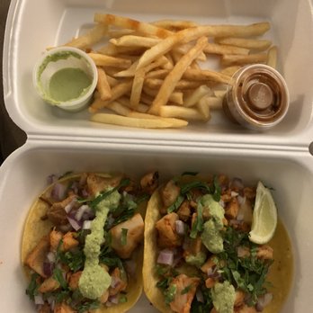 El Habanero - 2 chicken tacos and I grabbed some fries from my son's order. Omg delicious!! - Mexican Near Me - Riverside, California El Habanero - 2 chicken tacos and I grabbed some fries from my son's order. Omg delicious!! - Mexican Near Me - Riverside, California