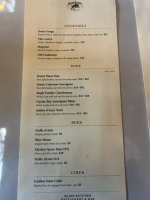 Menu photo 4 Blind Butcher Los Angeles, CA Menu photo 4 Blind Butcher Los Angeles, CA