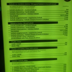 Efes Kebab - Menu