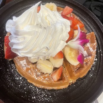 Xulo Coffee Bar - Strawberry banana waffle - Coffee & Tea Near Me - Elk Grove, California Xulo Coffee Bar - Strawberry banana waffle - Coffee & Tea Near Me - Elk Grove, California