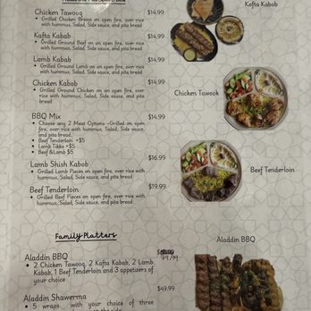 Aladdin Halal Grill - Entrees - Halal Near Me - Cedar Park, Texas