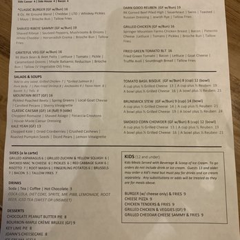 Rye Knot - Menu - American Near Me - Asheville, North Carolina