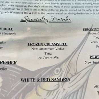 Frigate's Waterfront Bar and Grill - Seafood Near Me - Melbourne, Florida