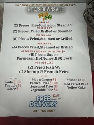 Menu photo 1 Nita Fish And Fry Brooklyn, NY