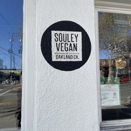 Exterior outside entrance of Souley Vegan - Oakland, California Exterior outside entrance of Souley Vegan - Oakland, California