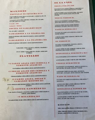 Menu photo 3 Taqueria Sin Fronteras Haughton, LA Menu photo 3 Taqueria Sin Fronteras Haughton, LA