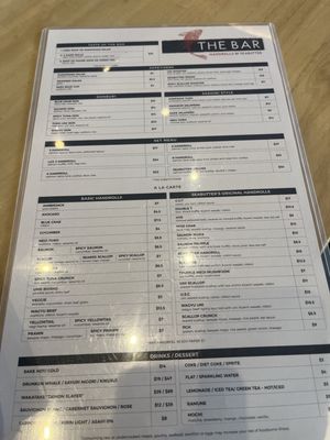 Menu photo 8 The Bar - Hand Rolls by Seabutter Los Angeles, CA Menu photo 8 The Bar - Hand Rolls by Seabutter Los Angeles, CA