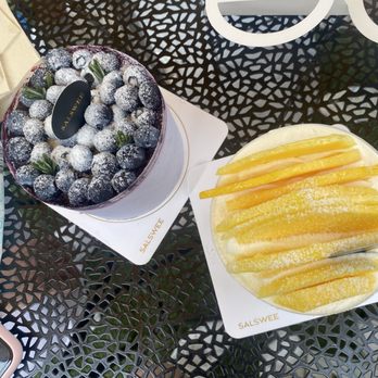 Salswee - Blueberry cake and mango rice pudding cake - Bakeries Near Me - New York, New York Salswee - Blueberry cake and mango rice pudding cake - Bakeries Near Me - New York, New York