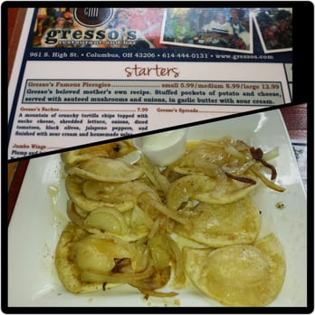 Gresso's Restaurant and Bar - Pierogies at Gresso's - Sports Bars Near Me - Columbus, Ohio Gresso's Restaurant and Bar - Pierogies at Gresso's - Sports Bars Near Me - Columbus, Ohio