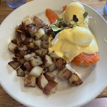 GoodLife Cafe & Bakery - Smoked steelhead trout eggs benedict - Cafes Near Me - Mendocino, California GoodLife Cafe & Bakery - Smoked steelhead trout eggs benedict - Cafes Near Me - Mendocino, California