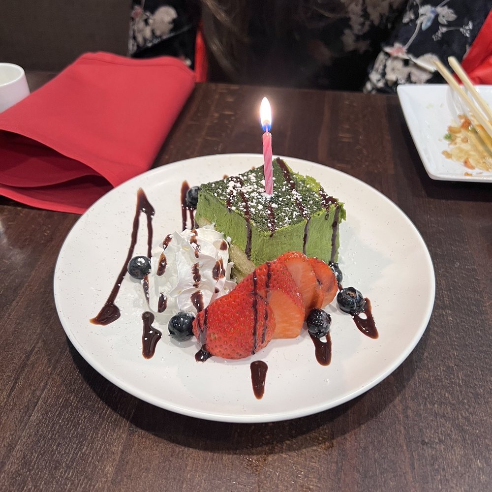Fuji Sushi - Green Tea Tiramisu - Sushi Bars Near Me - Seattle, Washington