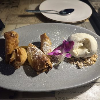 Kapow Noodle Bar - Turon w/ Vanilla Ice Cream - Asian Fusion Near Me - Delray Beach, Florida Kapow Noodle Bar - Turon w/ Vanilla Ice Cream - Asian Fusion Near Me - Delray Beach, Florida