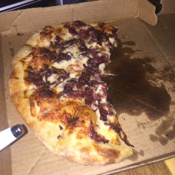 Cece's Pizza and Catering - Small pastrami and onion pizza, on their "specials" menu. - Pizza Near Me - Weymouth, Massachusetts