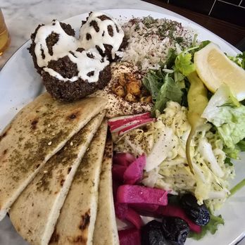 Dune Downtown - Hummus and falafel plate really good - Falafel Near Me - Los Angeles, California Dune Downtown - Hummus and falafel plate really good - Falafel Near Me - Los Angeles, California