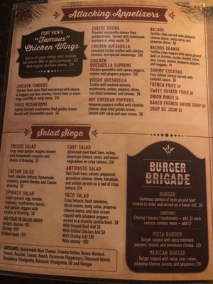 Menu photo 4 Fort View Inn Ticonderoga, NY